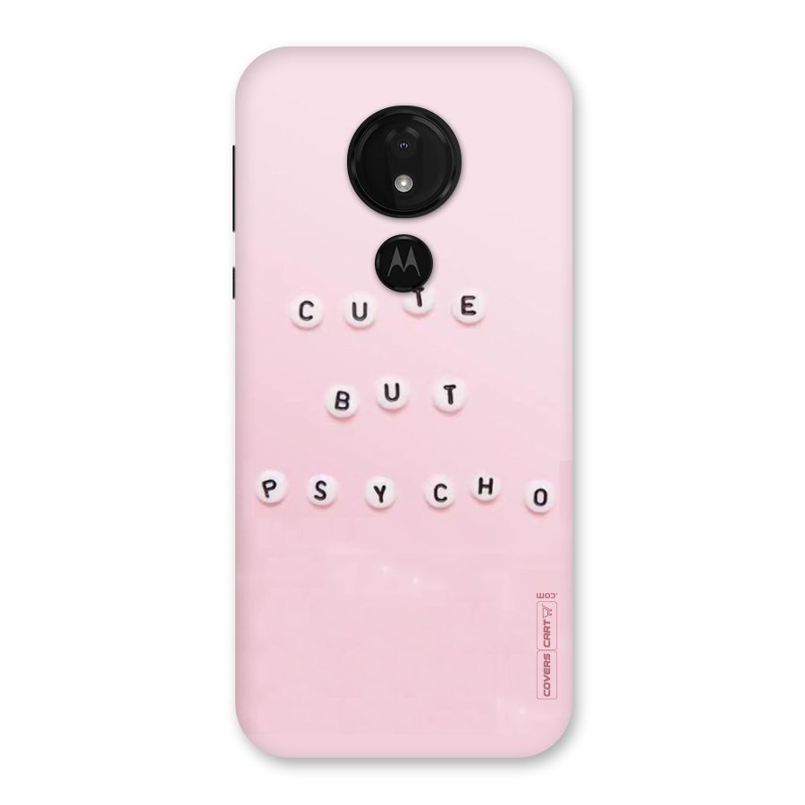 Cute But Psycho Back Case for Moto G7 Power