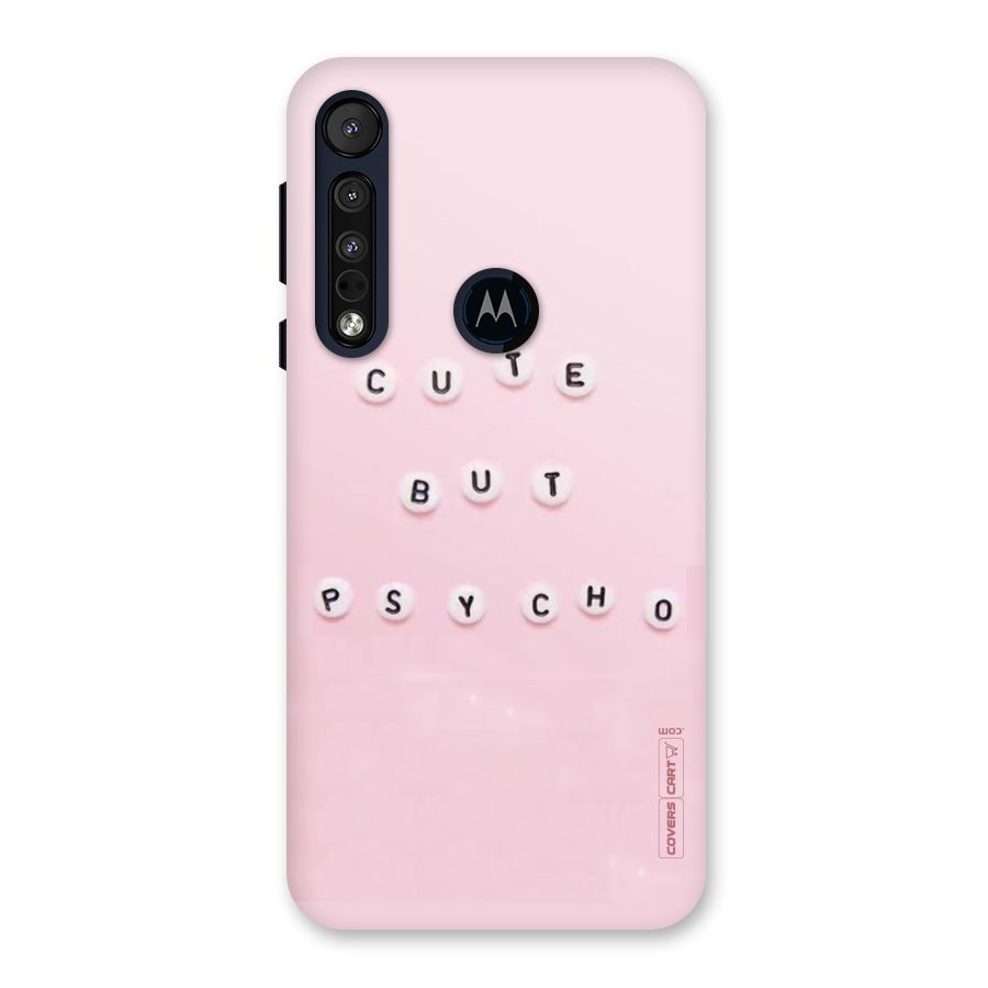 Cute But Psycho Back Case for Motorola One Macro