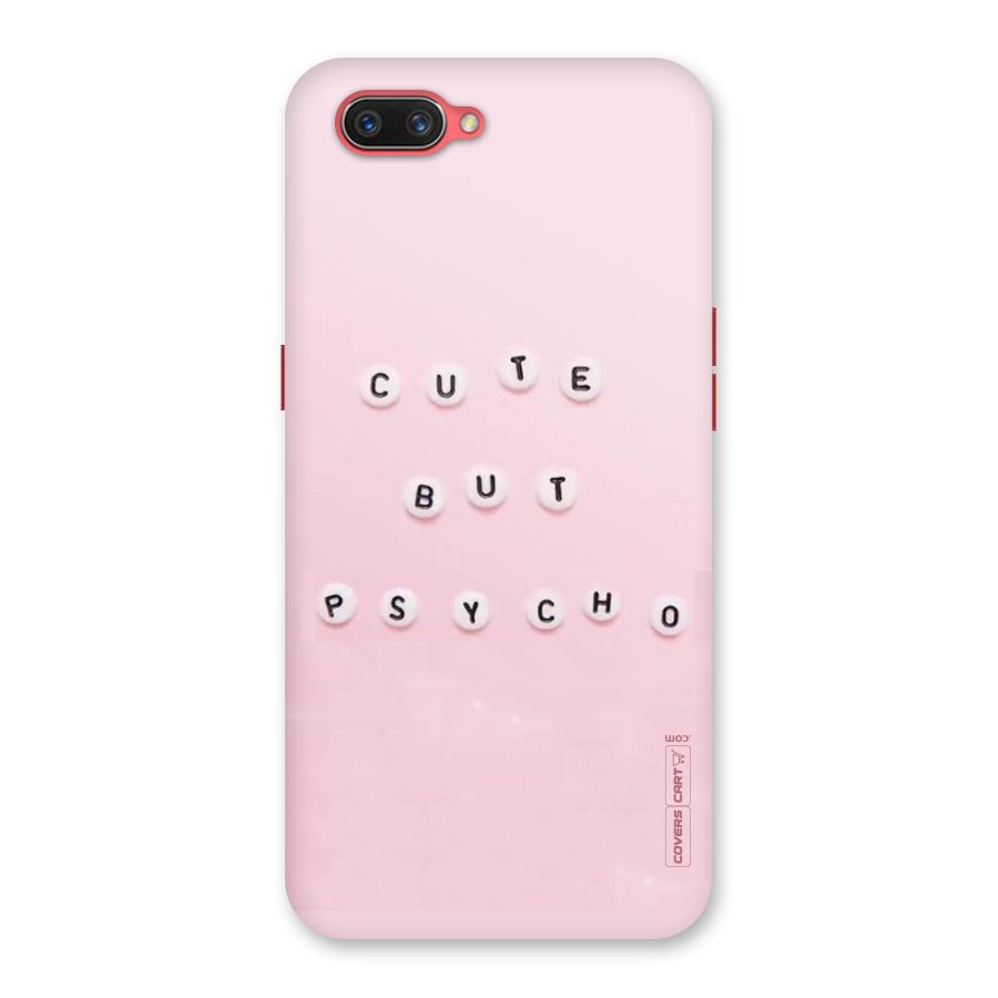 Cute But Psycho Back Case for Oppo A3s