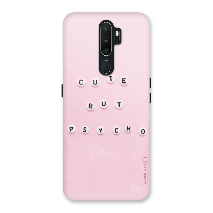 Cute But Psycho Back Case for Oppo A5 (2020)