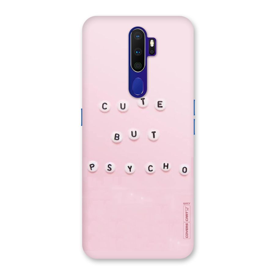 Cute But Psycho Back Case for Oppo A9 (2020)