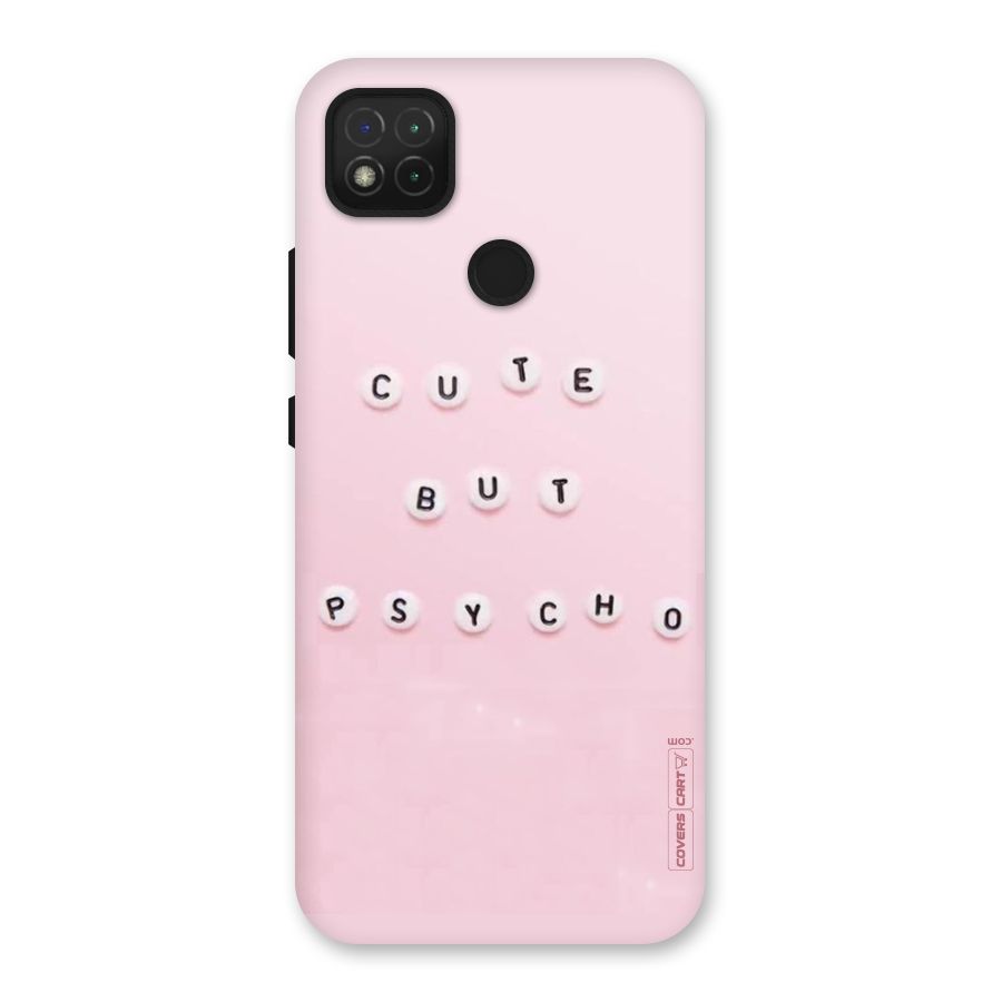 Cute But Psycho Back Case for Redmi 9