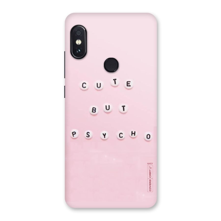 Cute But Psycho Back Case for Redmi Note 5 Pro
