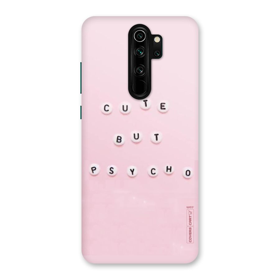 Cute But Psycho Back Case for Redmi Note 8 Pro