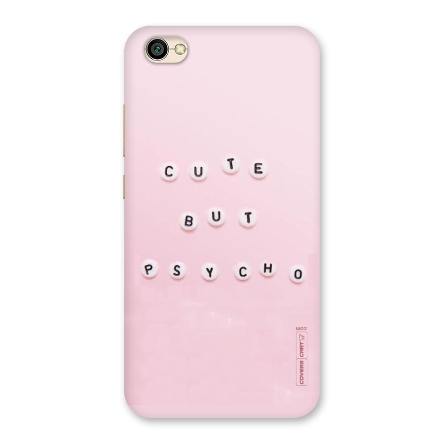 Cute But Psycho Back Case for Redmi Y1 Lite