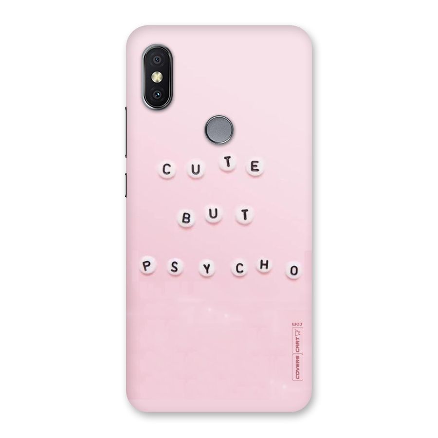 Cute But Psycho Back Case for Redmi Y2