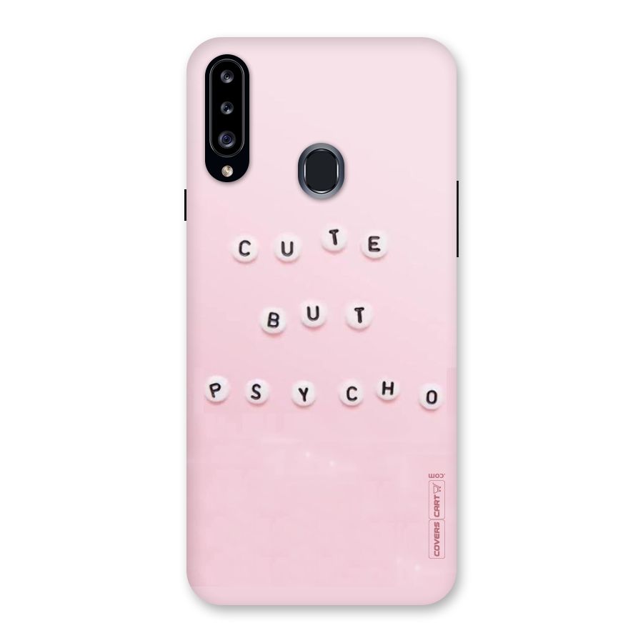 Cute But Psycho Back Case for Samsung Galaxy A20s