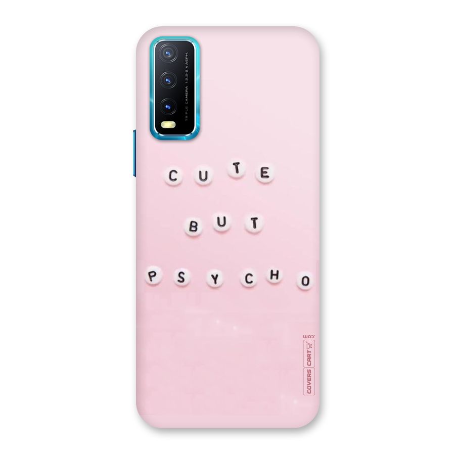 Cute But Psycho Back Case for Vivo Y20A