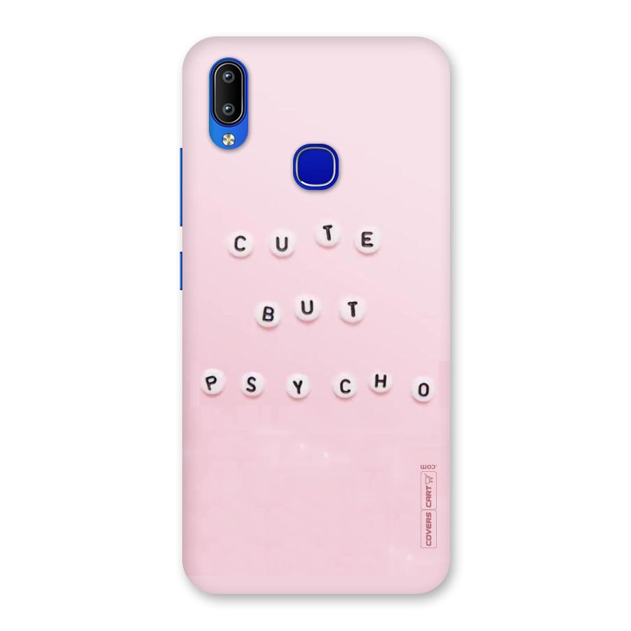 Cute But Psycho Back Case for Vivo Y91