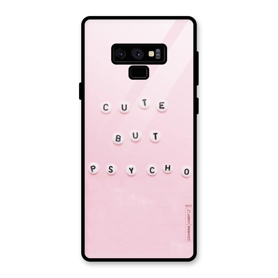 Cute But Psycho Glass Back Case for Galaxy Note 9