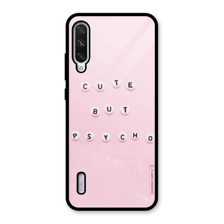 Cute But Psycho Glass Back Case for Mi A3