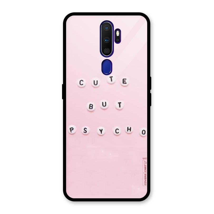 Cute But Psycho Glass Back Case for Oppo A9 (2020)