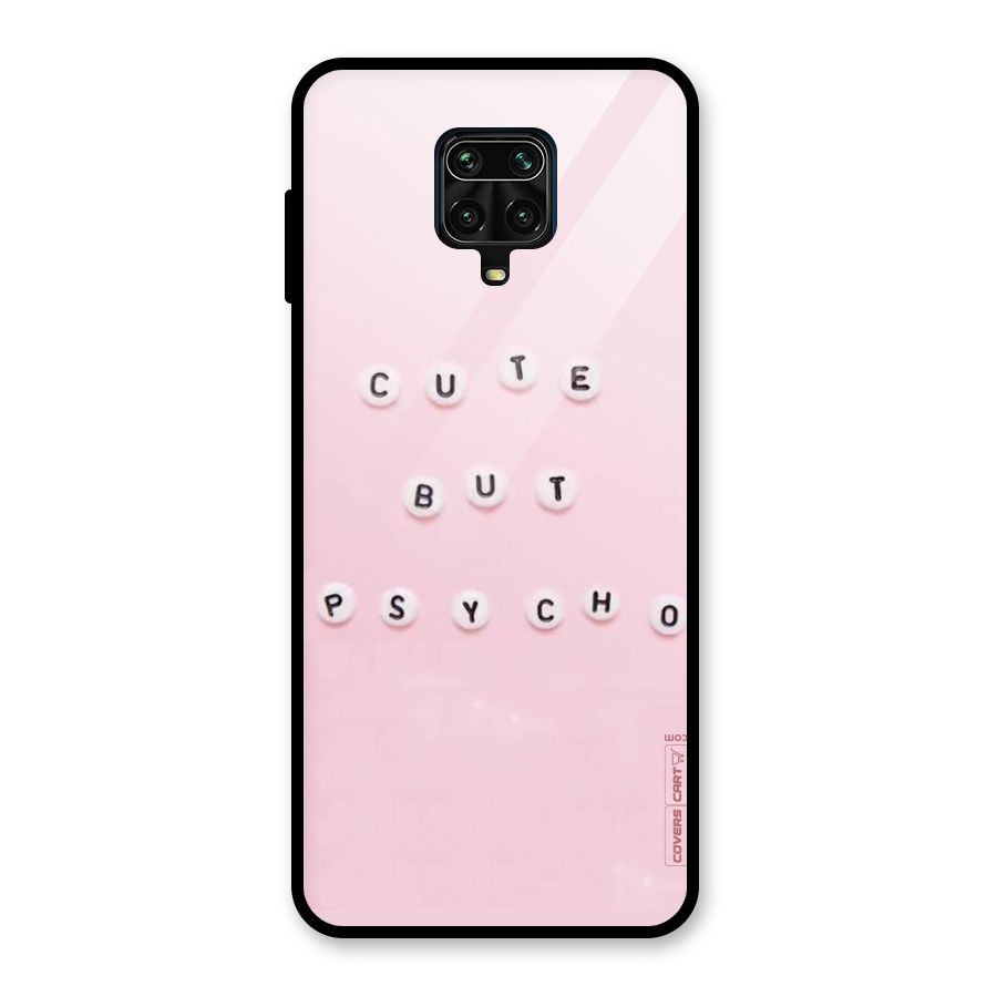 Cute But Psycho Glass Back Case for Poco M2 Pro