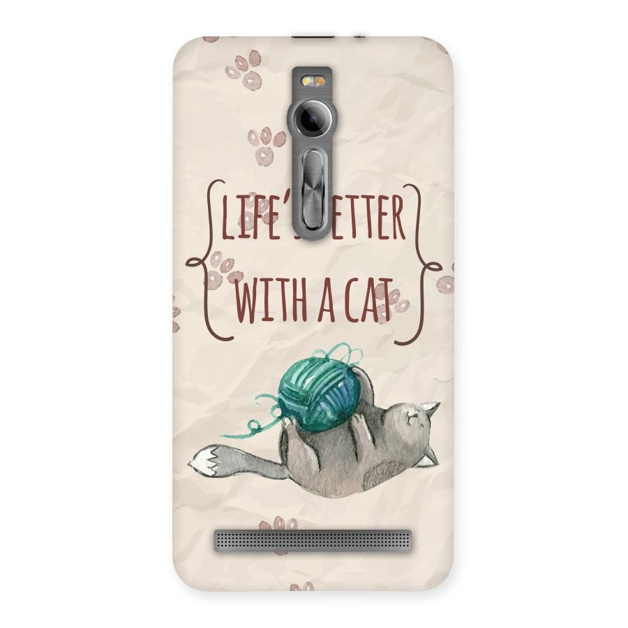 Cute Cat Back Case for Asus Zenfone 2
