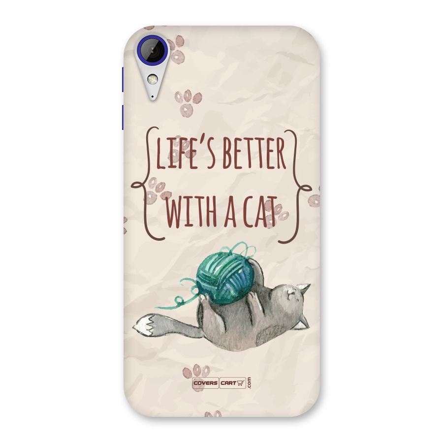 Cute Cat Back Case for Desire 830
