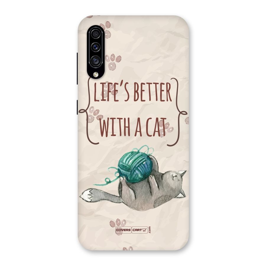 Cute Cat Back Case for Galaxy A30s