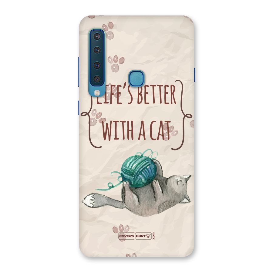 Cute Cat Back Case for Galaxy A9 (2018)