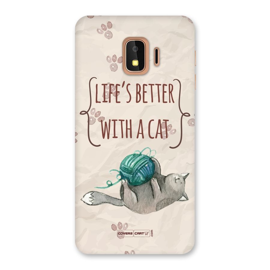 Cute Cat Back Case for Galaxy J2 Core