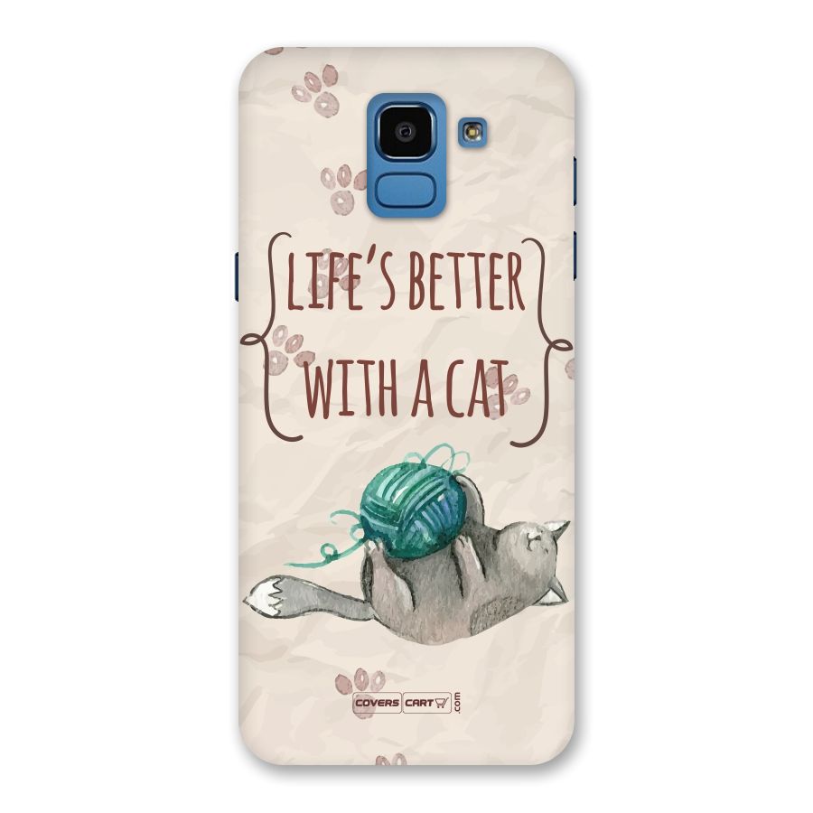 Cute Cat Back Case for Galaxy On6