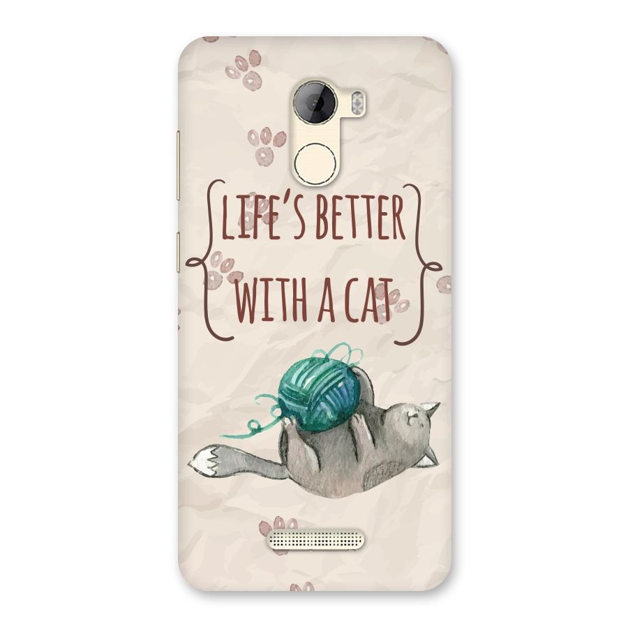 Cute Cat Back Case for Gionee A1 LIte