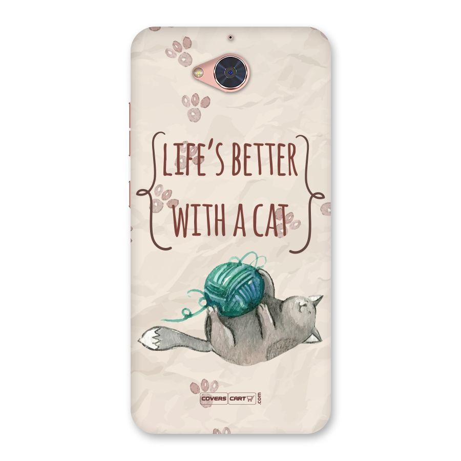 Cute Cat Back Case for Gionee S6 Pro