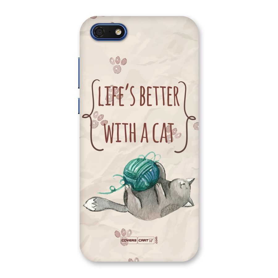 Cute Cat Back Case for Honor 7s