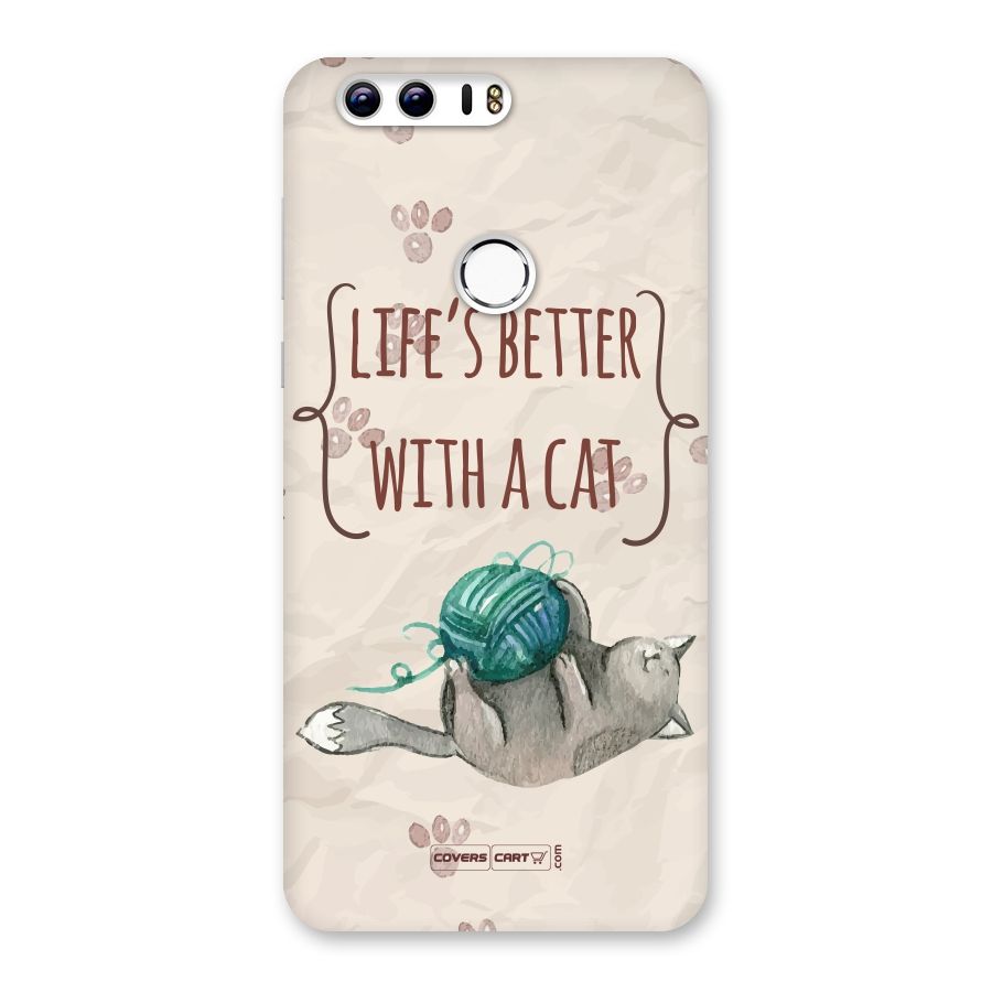 Cute Cat Back Case for Honor 8