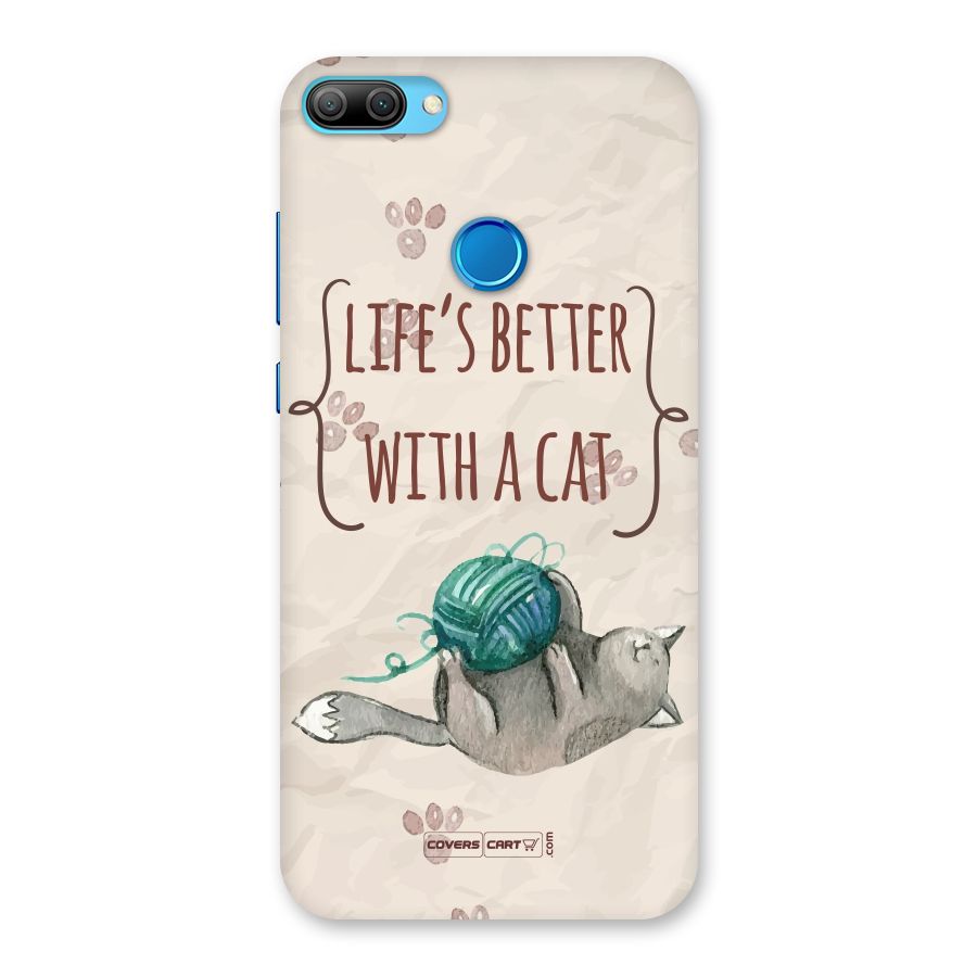 Cute Cat Back Case for Honor 9N