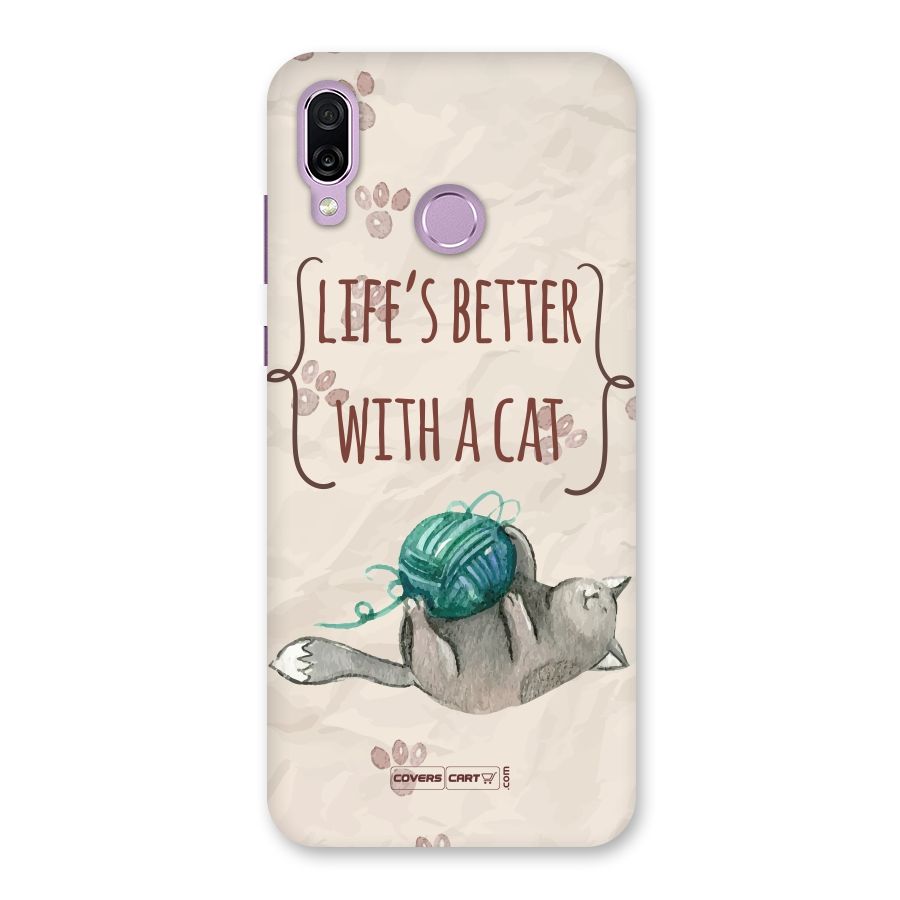 Cute Cat Back Case for Honor Play