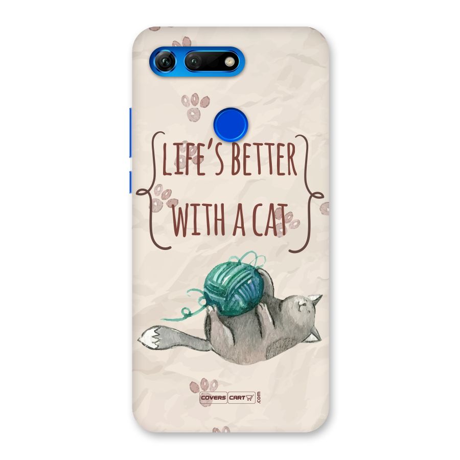 Cute Cat Back Case for Honor View 20