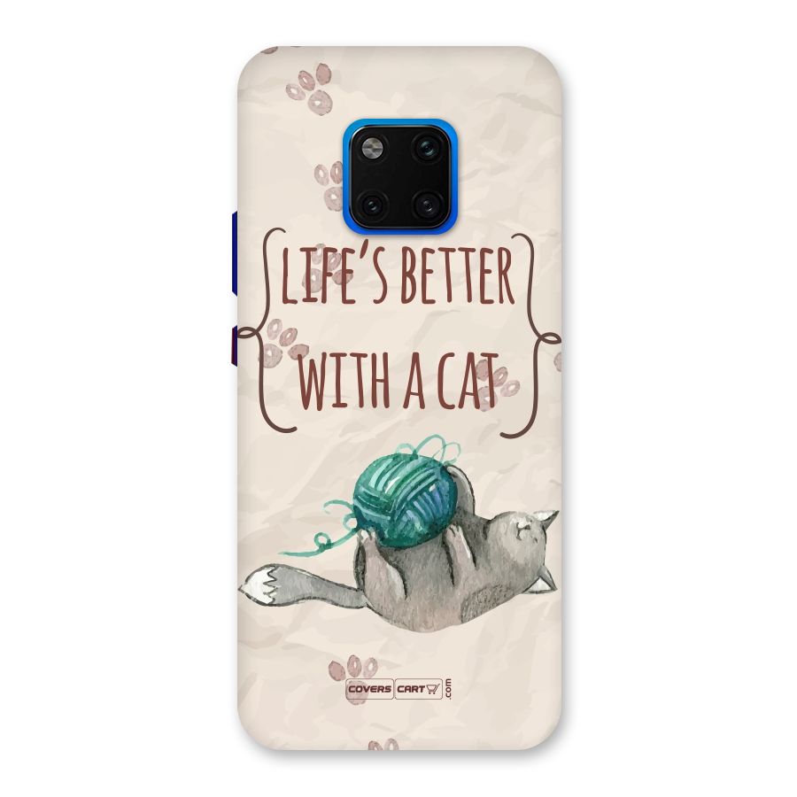 Cute Cat Back Case for Huawei Mate 20 Pro