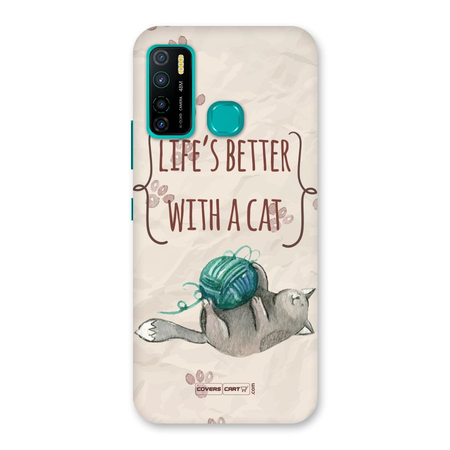 Cute Cat Back Case for Infinix Hot 9 Pro