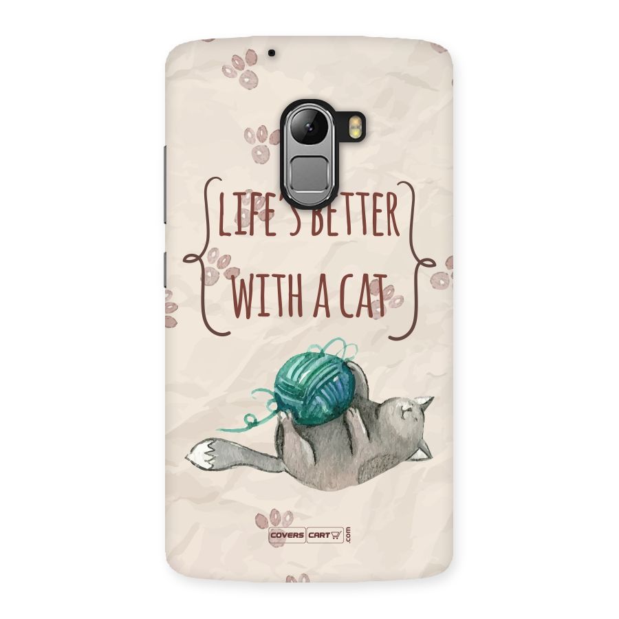 Cute Cat Back Case for Lenovo K4 Note