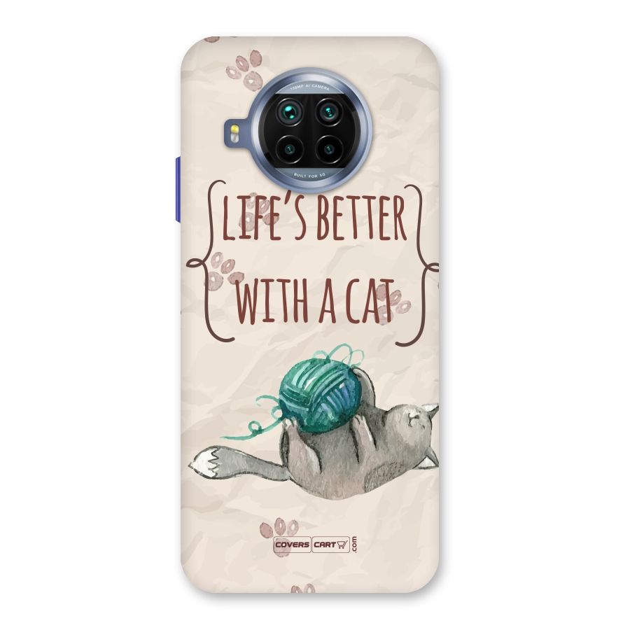 Cute Cat Back Case for Mi 10i