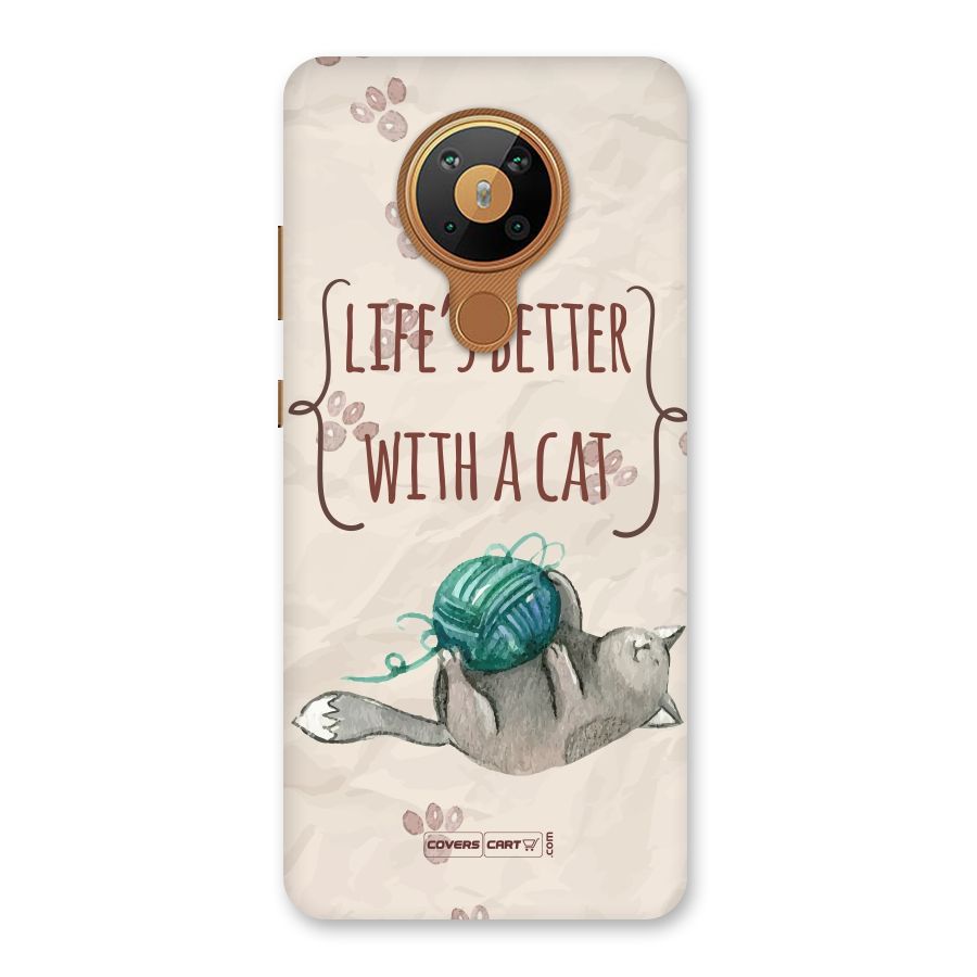 Cute Cat Back Case for Nokia 5.3