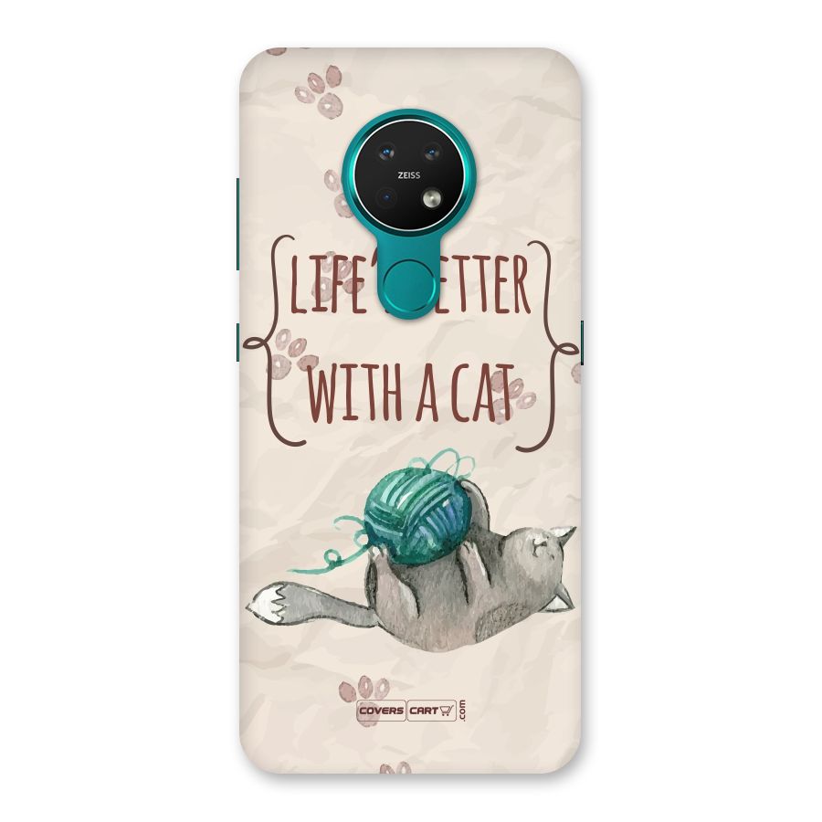 Cute Cat Back Case for Nokia 7.2