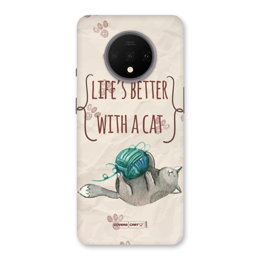 Cute Cat Back Case for OnePlus 7T