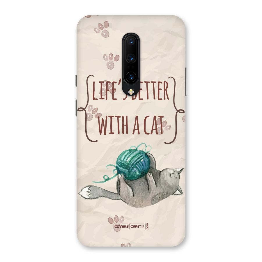 Cute Cat Back Case for OnePlus 7 Pro
