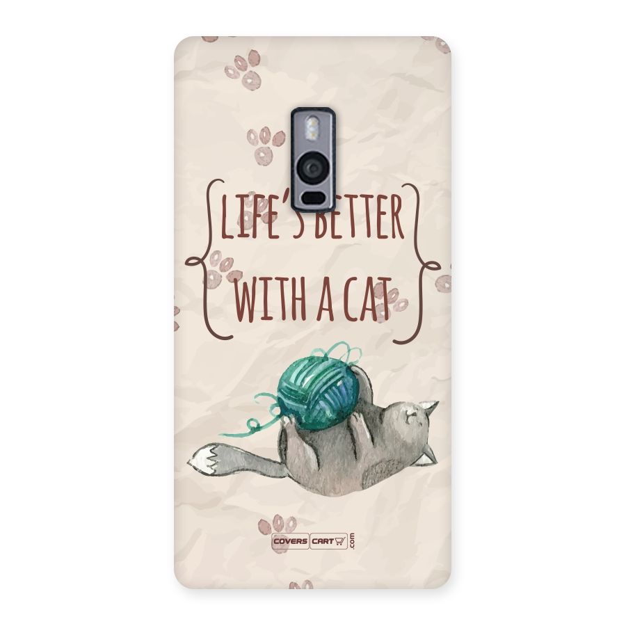 Cute Cat Back Case for OnePlus Two