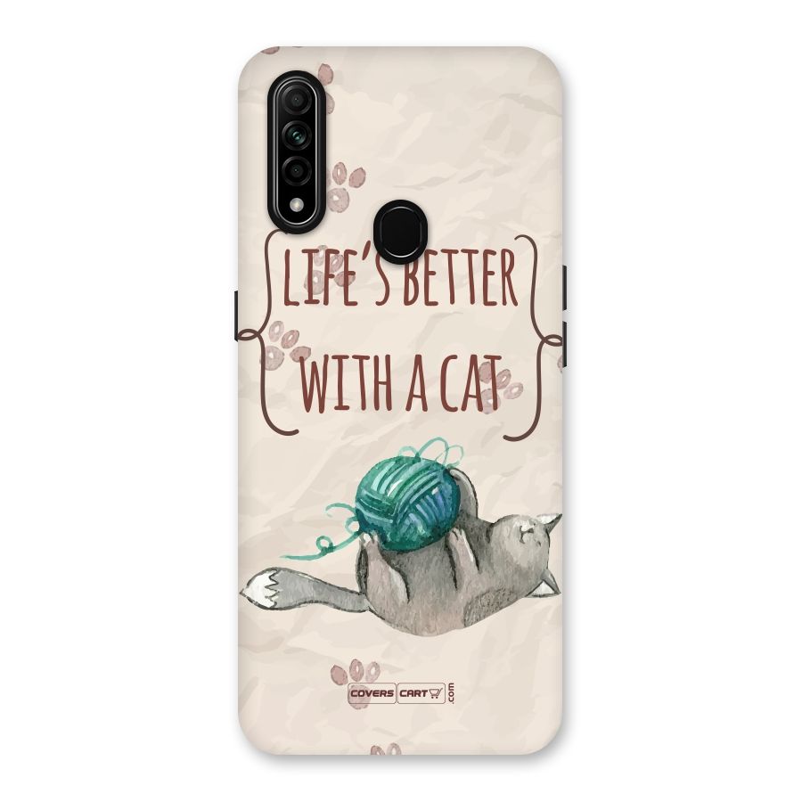 Cute Cat Back Case for Oppo A31
