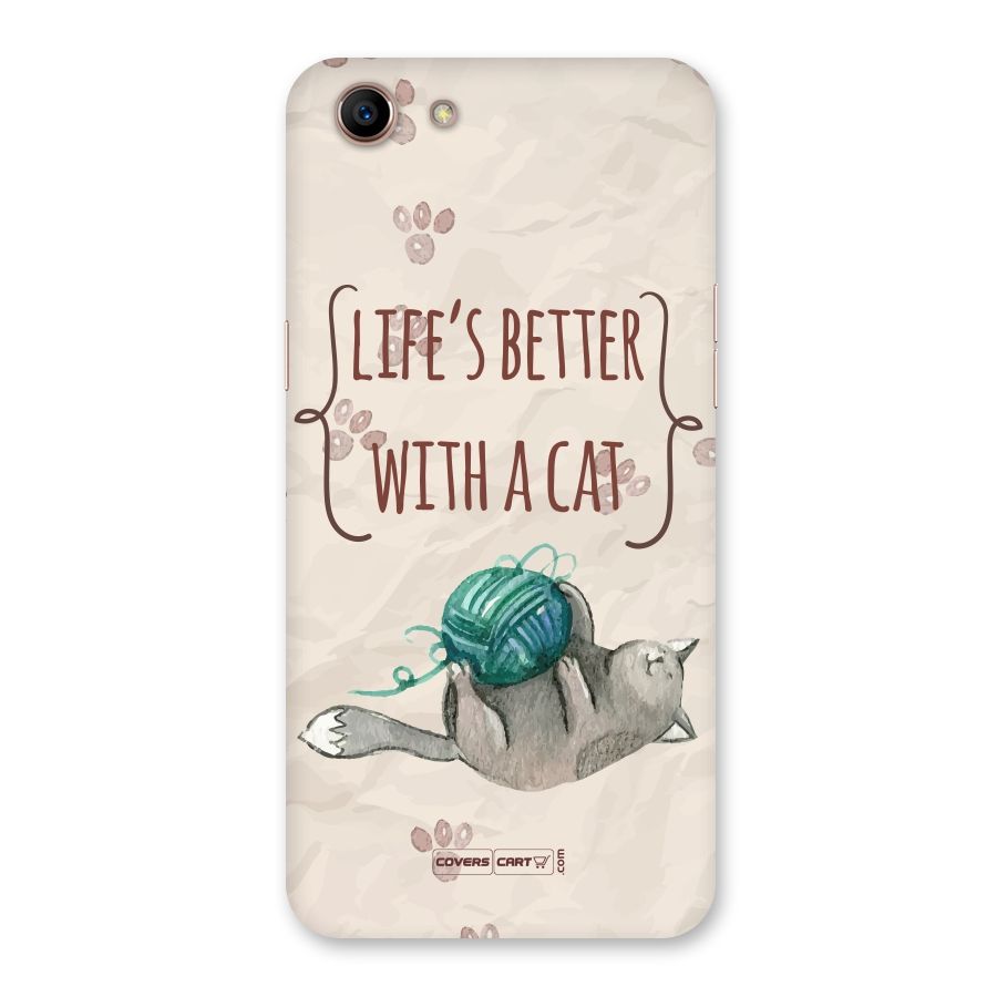Cute Cat Back Case for Oppo A83 (2018)