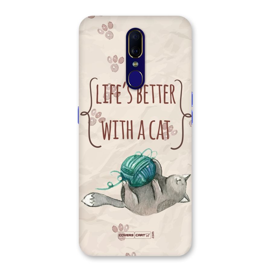 Cute Cat Back Case for Oppo F11
