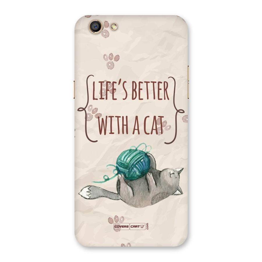Cute Cat Back Case for Oppo F3
