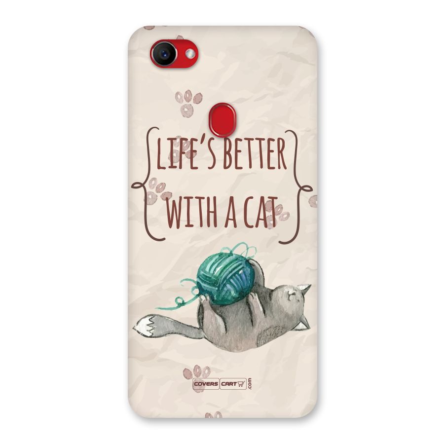 Cute Cat Back Case for Oppo F7