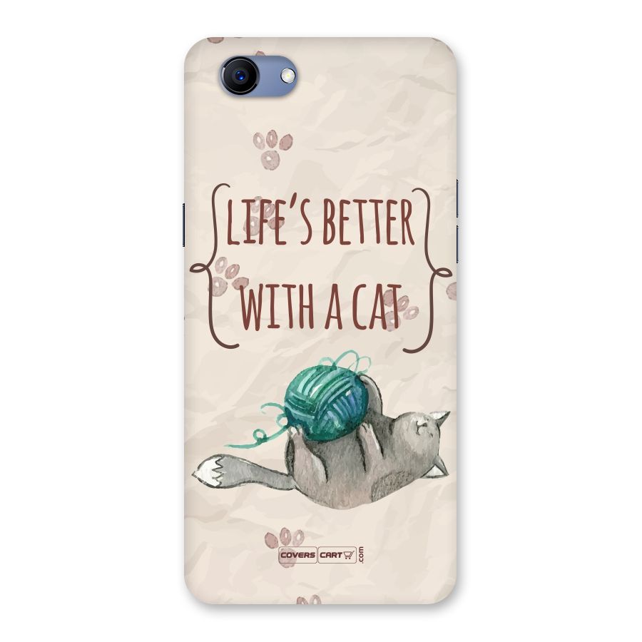 Cute Cat Back Case for Oppo Realme 1