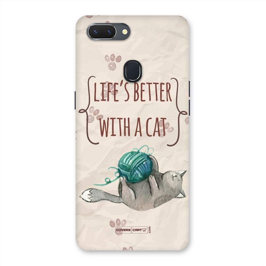 Cute Cat Back Case for Oppo Realme 2