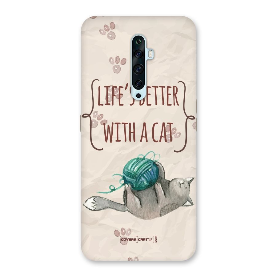 Cute Cat Back Case for Oppo Reno2 Z