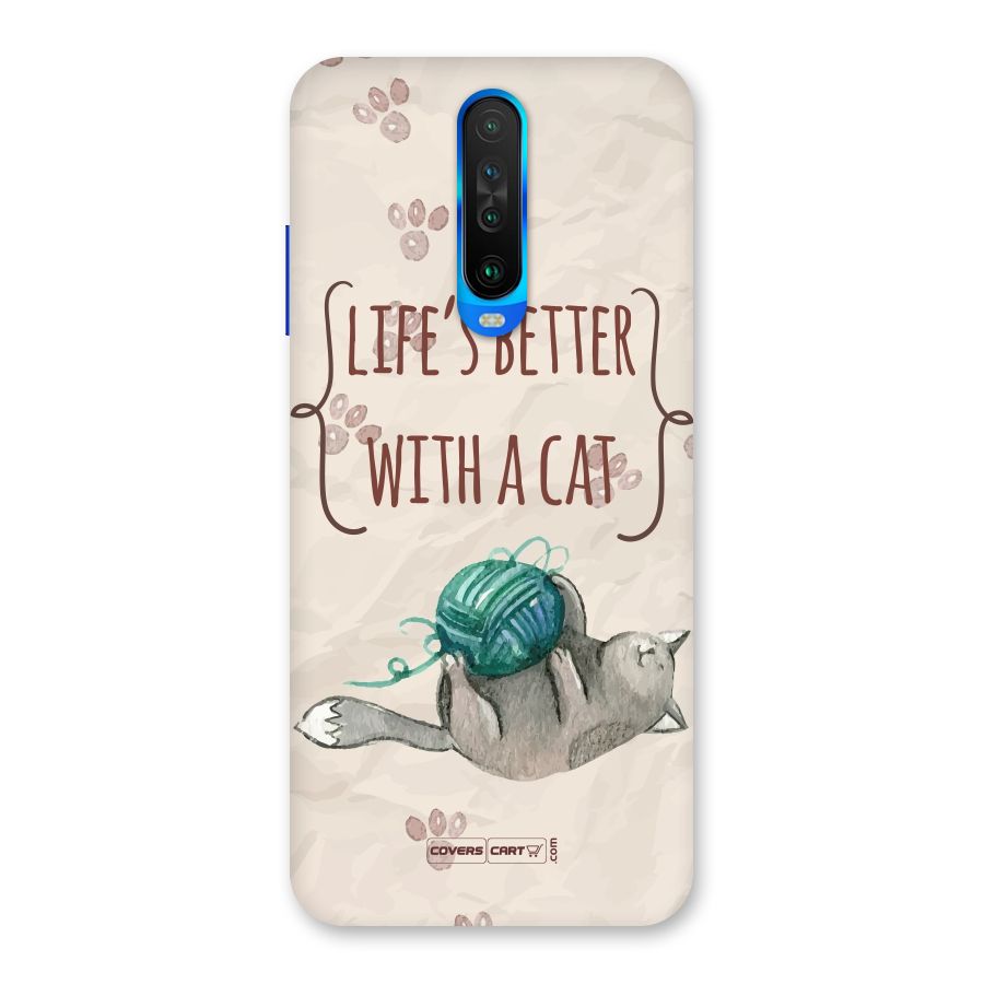 Cute Cat Back Case for Poco X2