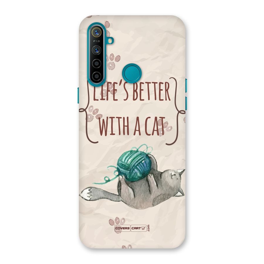 Cute Cat Back Case for Realme 5i