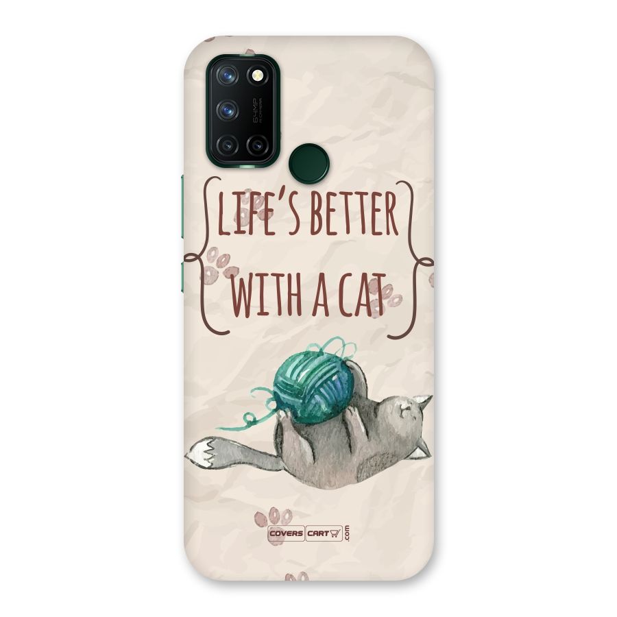 Cute Cat Back Case for Realme 7i
